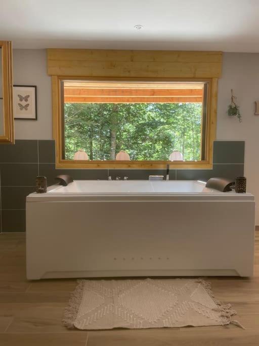 Jacuzzi En Foret L'Esperou Esterno foto